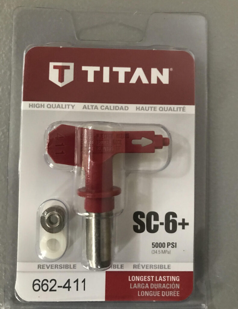 Titan SC6+ REVERSIBLE HIGH QUALITY TIP 411 Dipless Brush